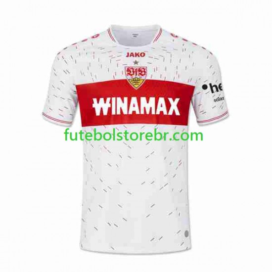 Camisa VfB Stuttgart I 2023-2024 manga curta pro Masculina