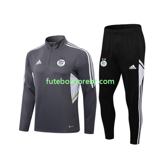 Argélia Cinza 2022-2023 Sweat de Treino Conjunto