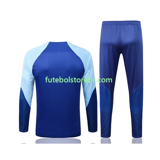 Atlético de Madrid Azul 2022-2023 Sweat de Treino Conjunto SKU001