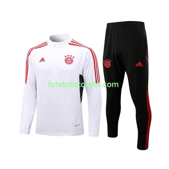 Bayern de Munique Branco 2022-2023 Sweat de Treino Conjunto