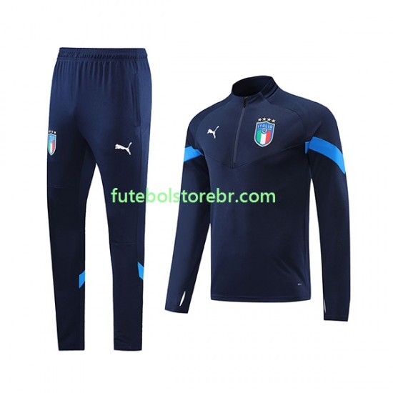 Itália Azul 2022-2023 Sweat de Treino Conjunto SKU002