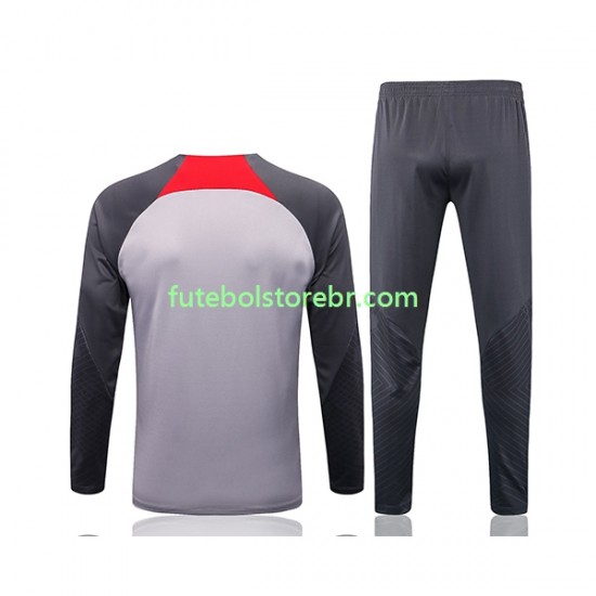 Liverpool Cinza 2022-2023 Sweat de Treino Conjunto SKU002