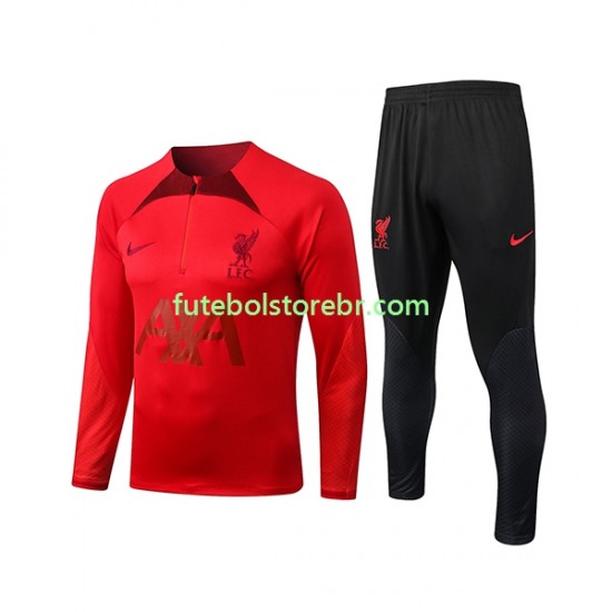 Liverpool Vermelho 2022-2023 Sweat de Treino Conjunto