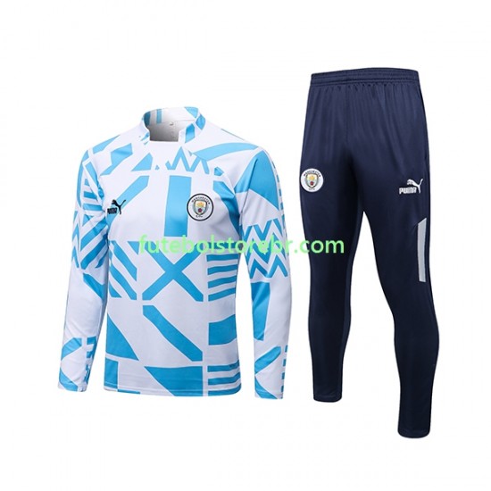 Manchester City Branco 2022-2023 Sweat de Treino Conjunto