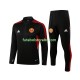 Manchester United Preto 2022-2023 Sweat de Treino Conjunto