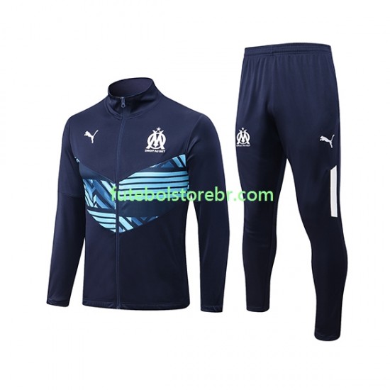 Olympique de Marseille Azul 2022-2023 Fato de Treino