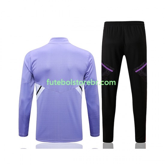 Real Madrid Roxo 2022-2023 Sweat de Treino Conjunto SKU001