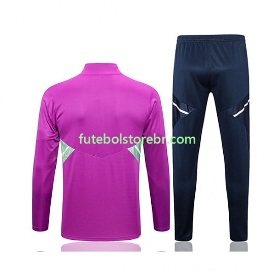 Real Madrid Roxo 2022-2023 Sweat de Treino Conjunto SKU002