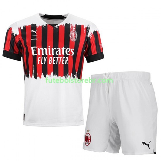 Camisa AC Milan IIII 2022-2023 manga curta pro Juvenil