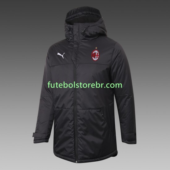 AC Milan Azul All-Weather Casaco de Treino pro Masculina