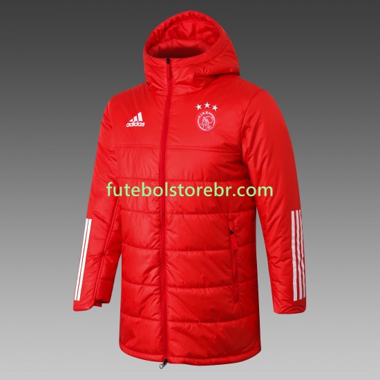 AFC Ajax Vermelho Roupas de Algodãos pro Masculina