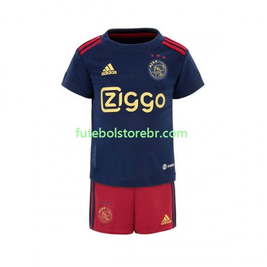 Camisa AFC Ajax II 2022-2023 manga curta pro Juvenil