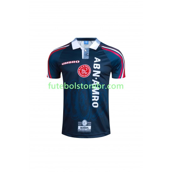 Camisa AFC Ajax Retrô II 1997-1998 manga curta pro Masculina