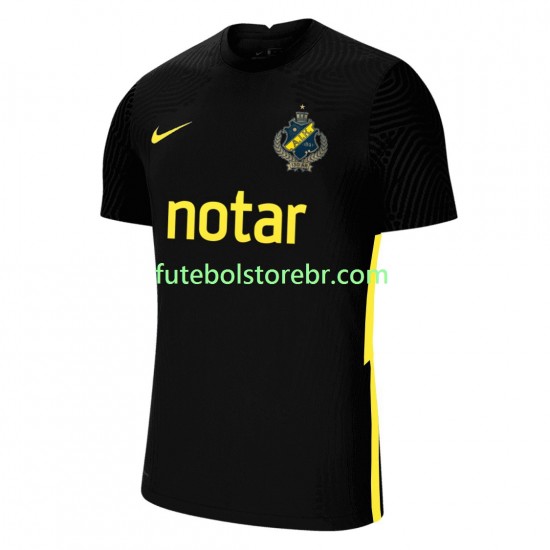 Camisa AIK 2021 I manga curta pro Masculina