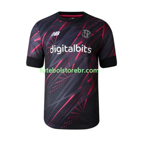 Camisa AS Roma III 2022-2023 manga curta pro Masculina