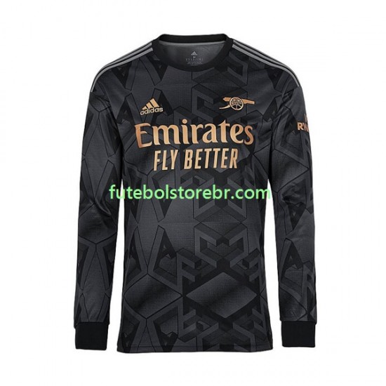 Camisa Arsenal II 2022-2023 manga longa pro Masculina