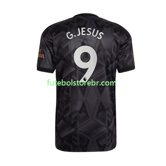 Camisa Arsenal Gabriel Jesus 9 II 2022-2023 manga curta pro Masculina