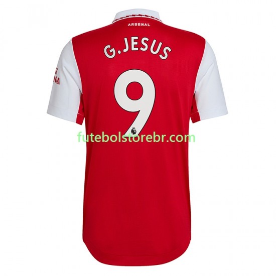 Camisa Arsenal Gabriel Jesus 9 I 2022-2023 manga curta pro Masculina