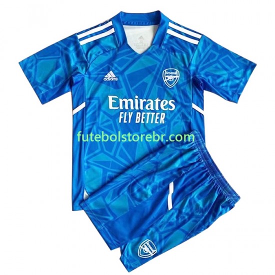 Camisa Goleiro Arsenal II 2022-2023 manga curta pro Juvenil