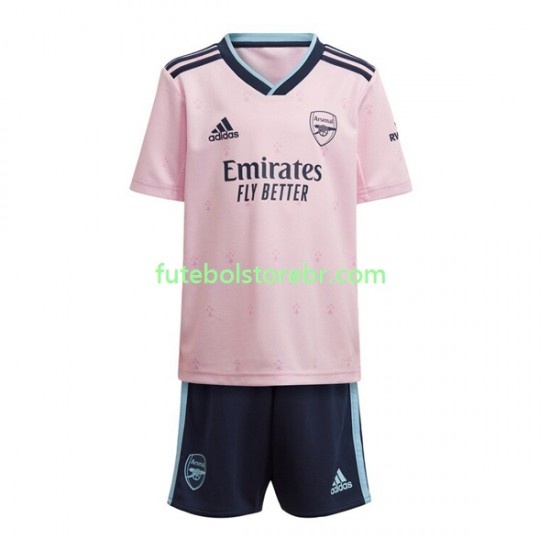 Camisa Arsenal III 2022-2023 manga curta pro Juvenil