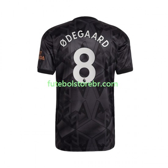 Camisa Arsenal Odegaard 8 II 2022-2023 manga curta pro Masculina