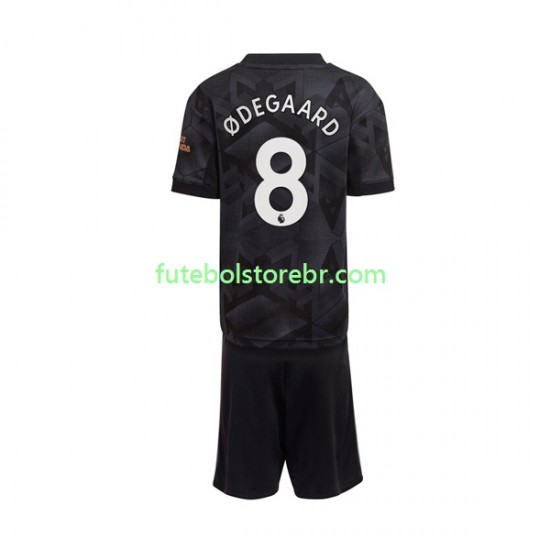 Camisa Arsenal Odegaard 8 II 2022-2023 manga curta pro Juvenil