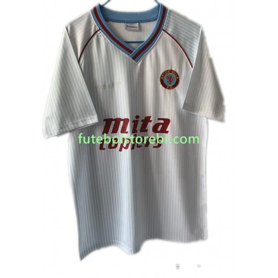 Camisa Aston Villa 1988 Retrô II manga curta pro Masculina