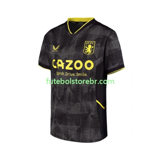 Camisa Aston Villa III 2022-2023 manga curta pro Masculina