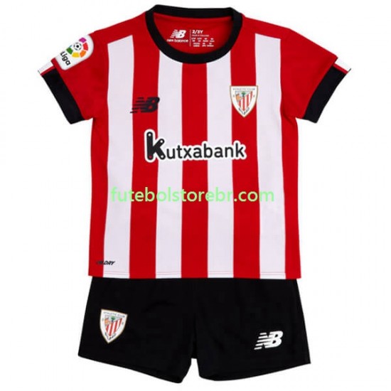 Camisa Athletic Club I 2022-2023 manga curta pro Juvenil