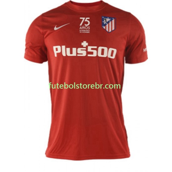 Camisa Atlético de Madrid IIII 2021-2022 manga curta pro Masculina