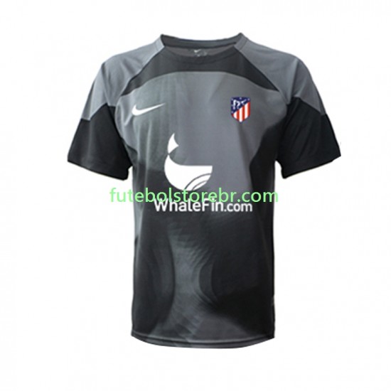 Camisa Goleiro Atlético de Madrid II 2022-2023 manga curta pro Masculina