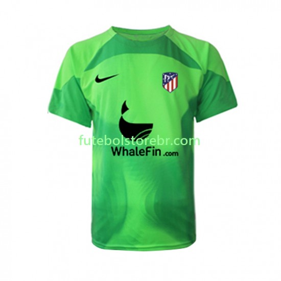 Camisa Goleiro Atlético de Madrid I 2022-2023 manga curta pro Masculina