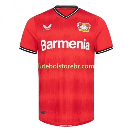 Camisa Bayer Leverkusen I 2022-2023 manga curta pro Masculina