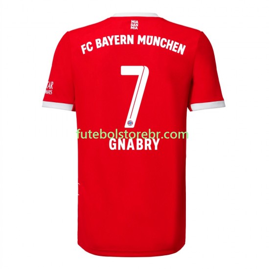 Camisa Bayern de Munique Gnabry 7 I 2022-2023 manga curta pro Masculina