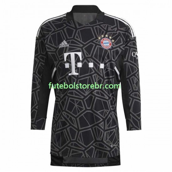 Camisa Goleiro Bayern de Munique II 2022-2023 manga longa pro Masculina