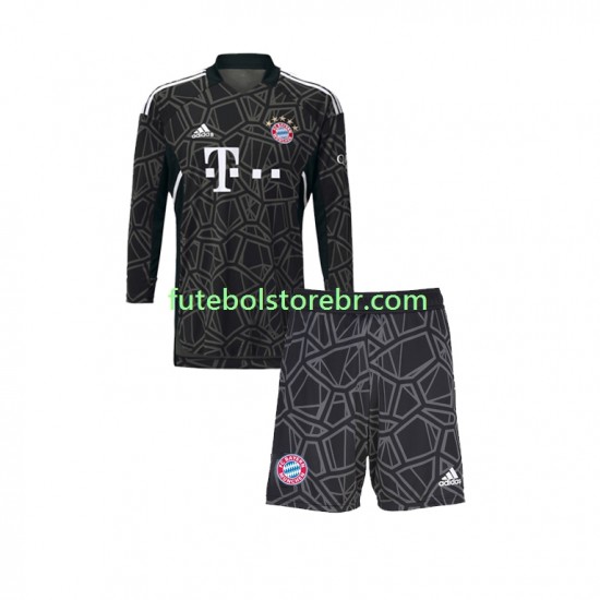 Camisa Goleiro Bayern de Munique II 2022-2023 manga longa pro Juvenil