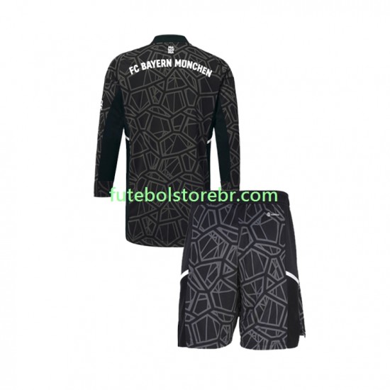 Camisa Goleiro Bayern de Munique II 2022-2023 manga longa pro Juvenil