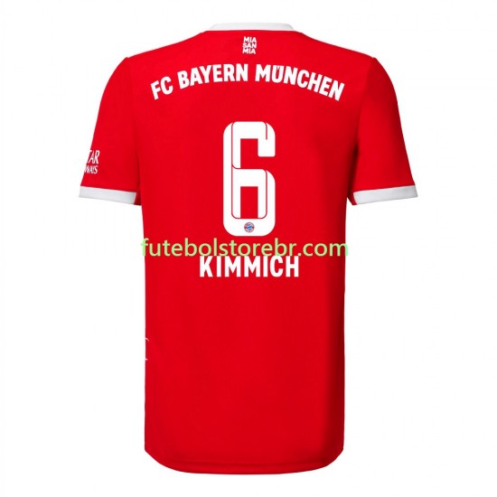 Camisa Bayern de Munique Kimmich 6 I 2022-2023 manga curta pro Masculina