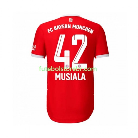 Camisa Bayern de Munique Musiala 42 I 2022-2023 manga curta pro Masculina