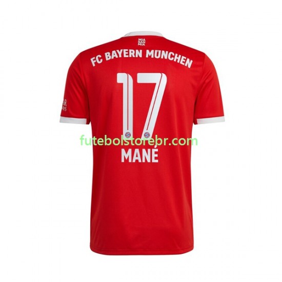 Camisa Bayern de Munique Sadio Mane 17 I 2022-2023 manga curta pro Masculina