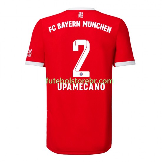 Camisa Bayern de Munique Upamecano 2 I 2022-2023 manga curta pro Masculina