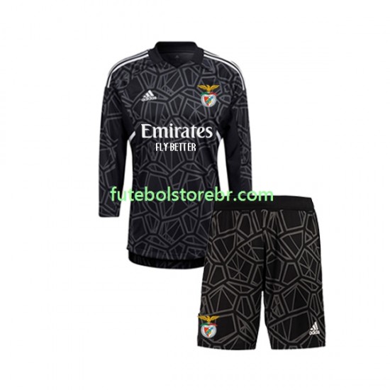 Camisa Goleiro Benfica II 2022-2023 manga longa pro Juvenil