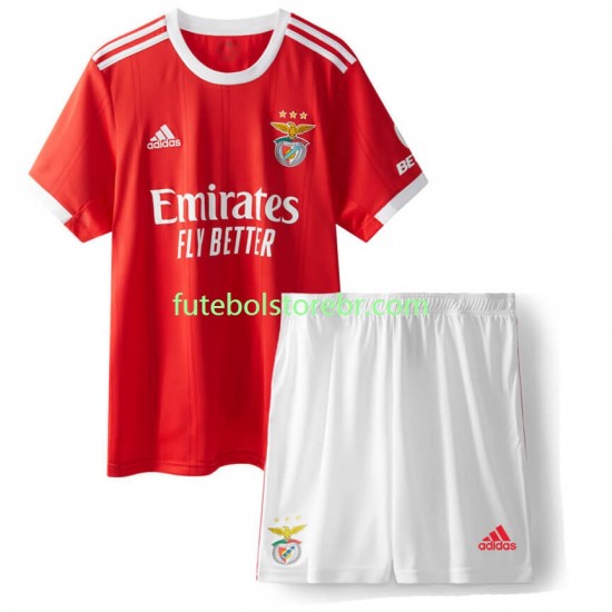 Camisa Benfica I 2022-2023 manga curta pro Juvenil