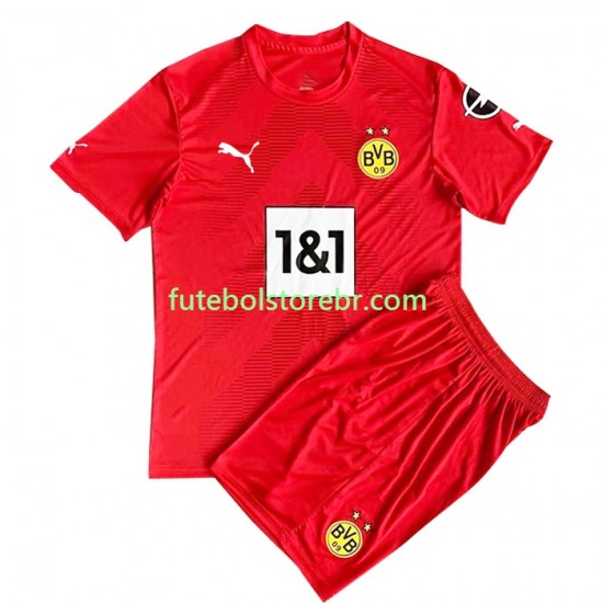 Camisa Goleiro Borussia Dortmund I 2022-2023 manga curta pro Juvenil