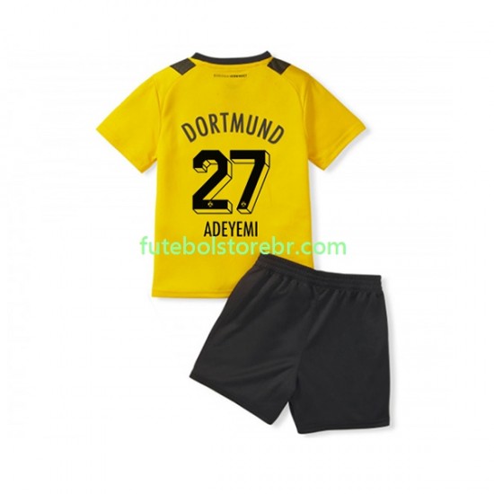 Camisa Borussia Dortmund Karim Adeyemi 27 I 2022-2023 manga curta pro Juvenil