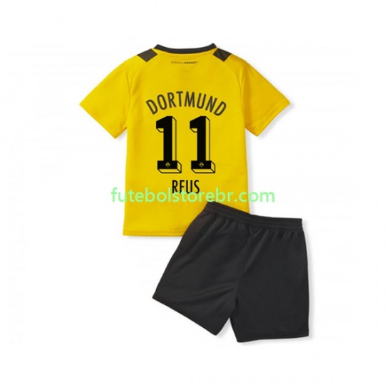 Camisa Borussia Dortmund Marco Reus 11 I 2022-2023 manga curta pro Juvenil