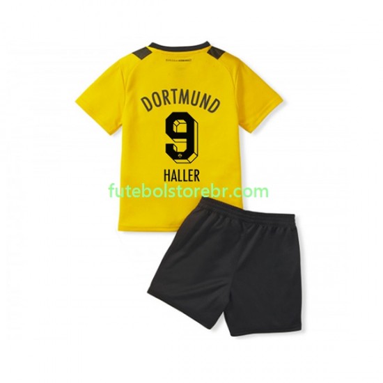 Camisa Borussia Dortmund Sebastien Haller 9 I 2022-2023 manga curta pro Juvenil