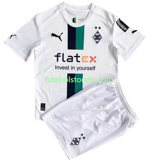 Camisa Borussia Monchengladbach I 2022-2023 manga curta pro Juvenil