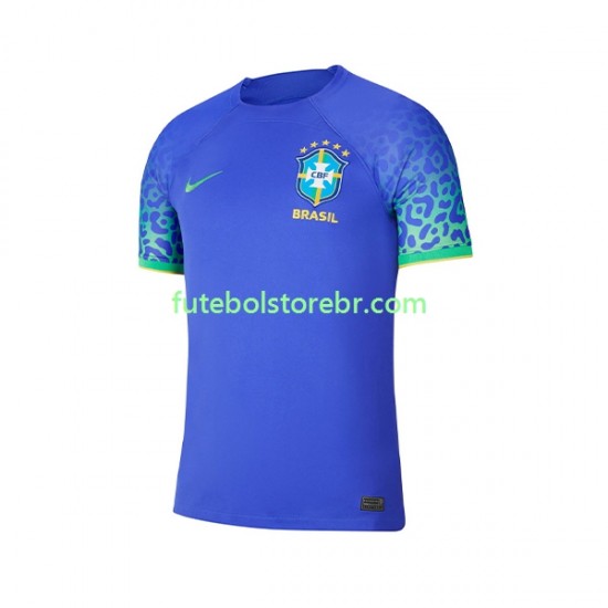 Camisa Brasil II Copa Do Mundo 2022 manga curta pro Masculina