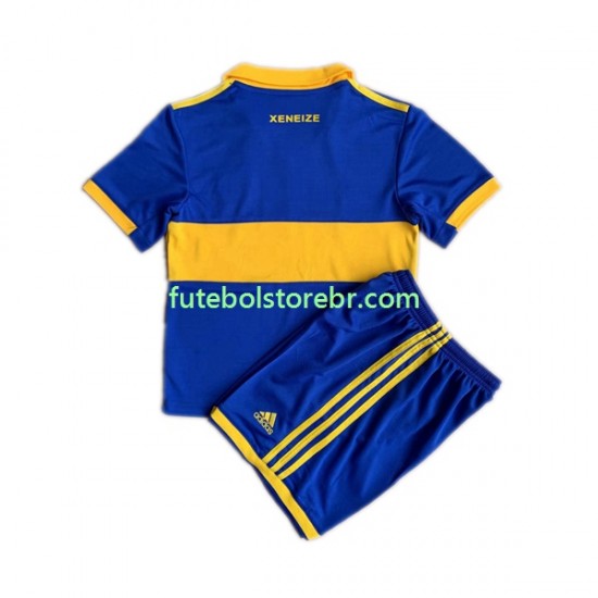 Camisa CA Boca Juniors I 2022-2023 manga curta pro Juvenil